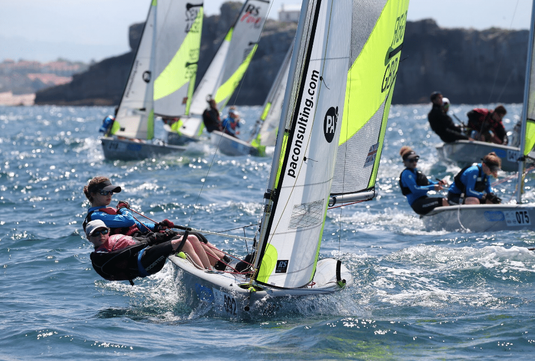 cheadle hulme school senior student Siân Talbot competes in the RS Feva World sailing championships  in spain 2016