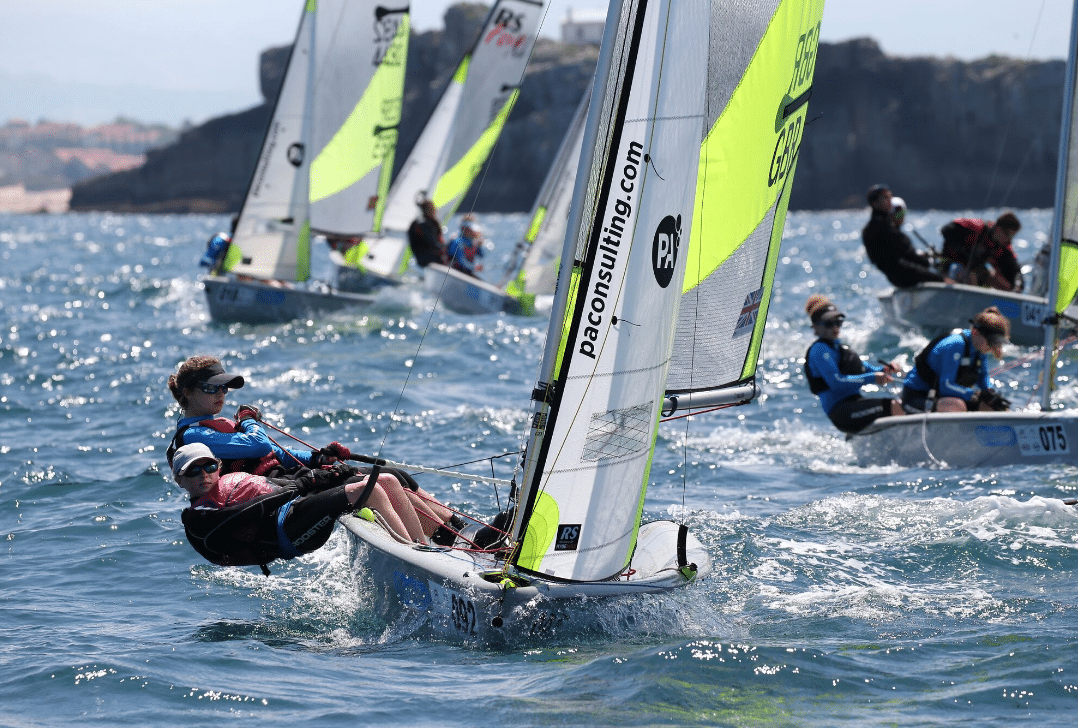 cheadle hulme school senior student Siân Talbot competes in the RS Feva World sailing championships in spain 2016