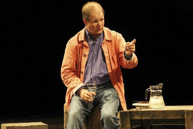 prize-winning War Horse author Michael Morpurgo talks to cheadle hulme school junior students at Stockport Plaza on a tour of his new book 