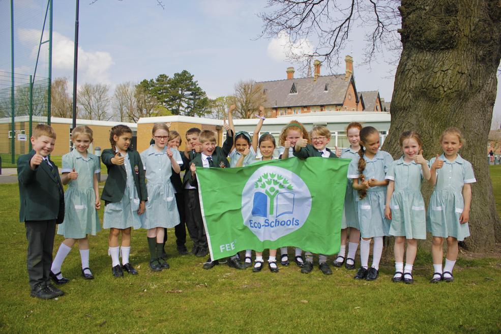 CHS Infant & Junior School wave Eco School Green Flag Award