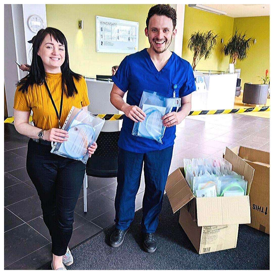 Old Waconian and GP Tim tweets his thanks to CHS for Viaduct Health Care PPE delivery