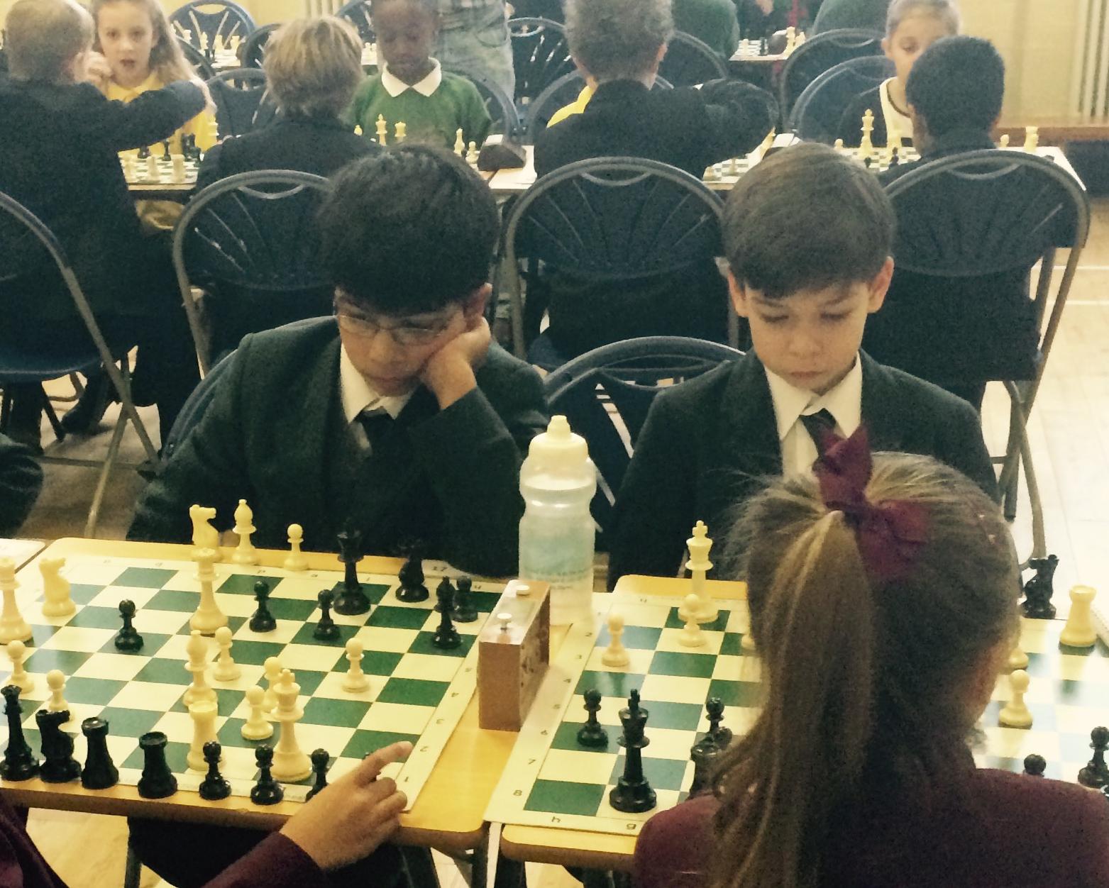 chess players from cheadle hulme school compete in the U9 English Schools Chess Association competition at bolton boys' school