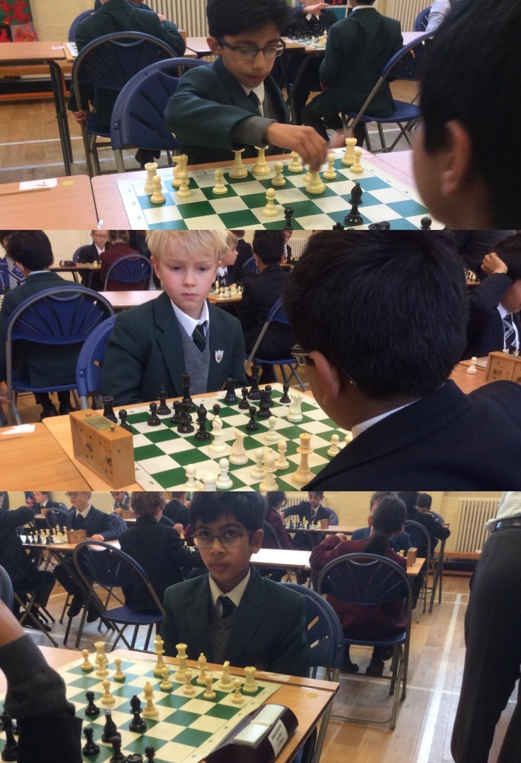 cheadle hulme school juniors take part in the AJIS Chess Festival tournament at Bolton School 