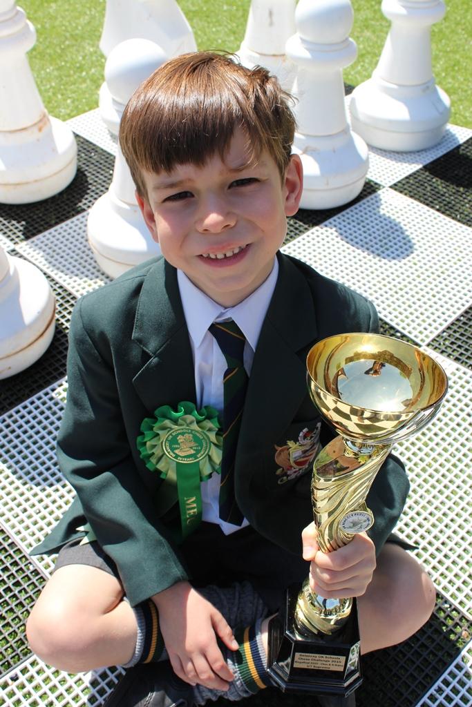 Infant Pupil Crowned County Chess Champion