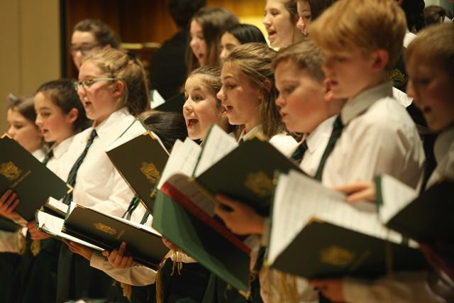 Cheadle hulme school student choir sing during one of the school's many musical performances