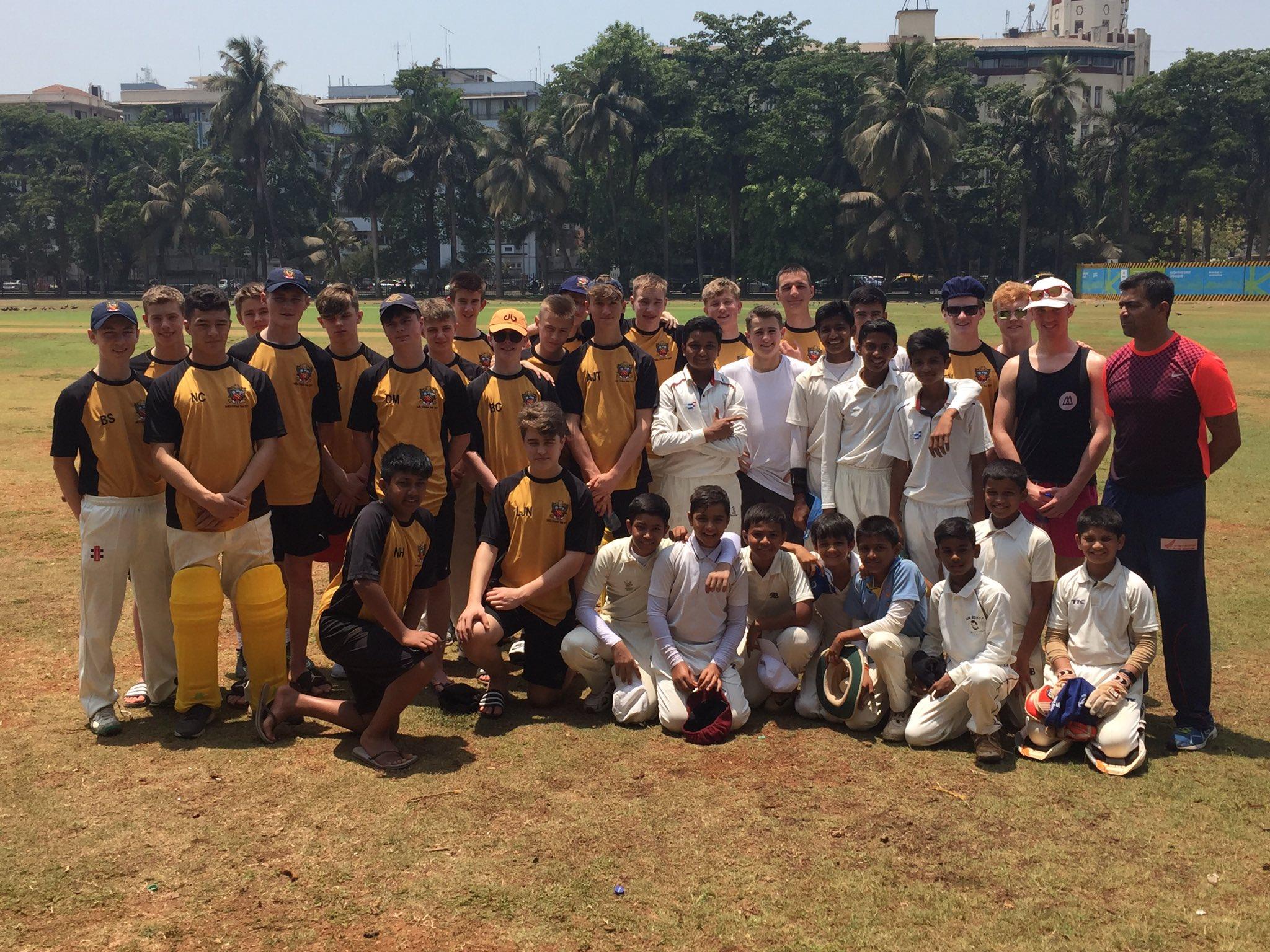 cheadle hulme school senior students and sixth form cricket players visit India in the easter holidays on a school trip to delhi