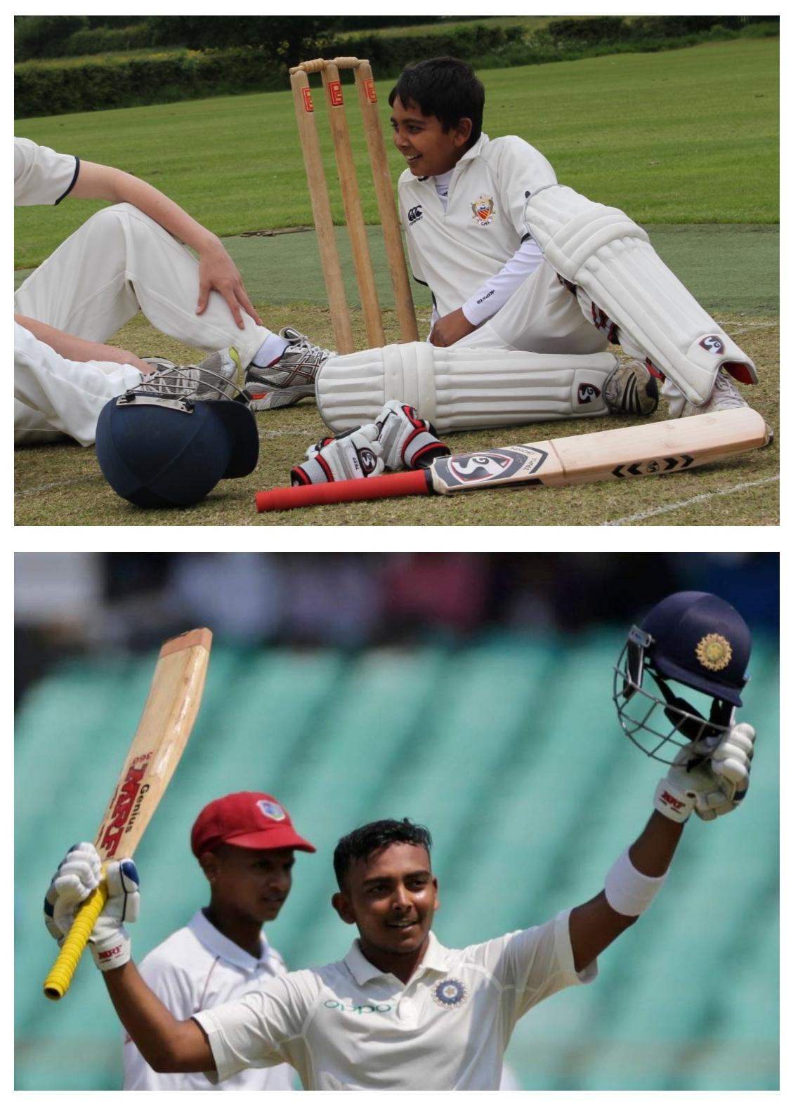 Then and now: Prithvi's cricketing talent shone from the very start