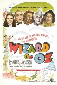 Wizard of oz movie poster