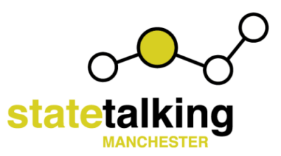 State Talking Logo Outline
