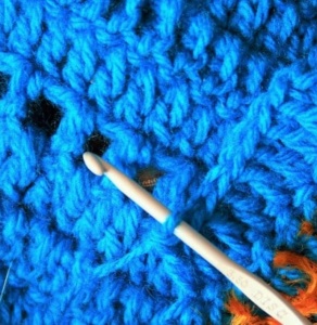 crochet needle and handwork